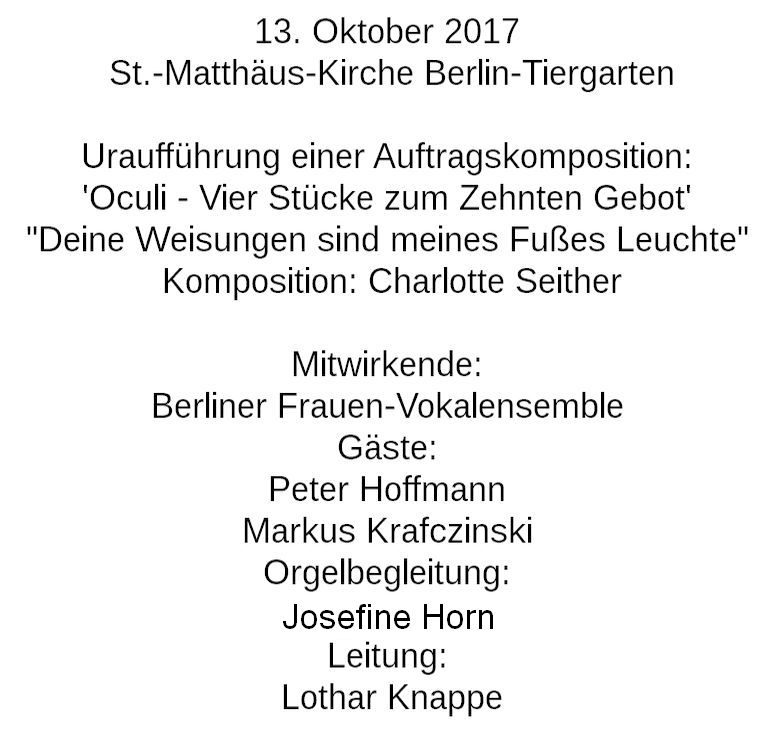 Charlotte Seither Berliner FrauenVokalensemble